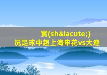 實(shí)況足球中超上海申花vs大連